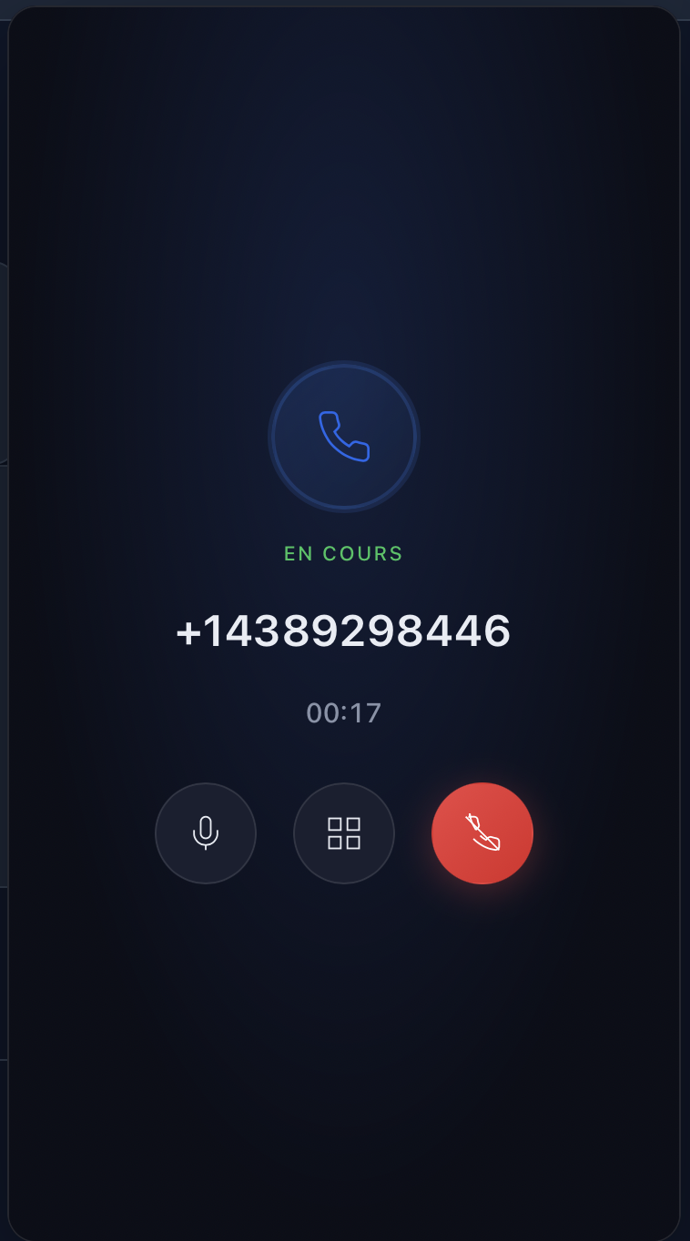 Widget Callizy · En cours